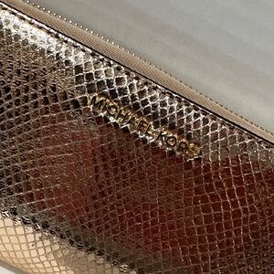 Michael Kors Rose Gold Zipper Wallet